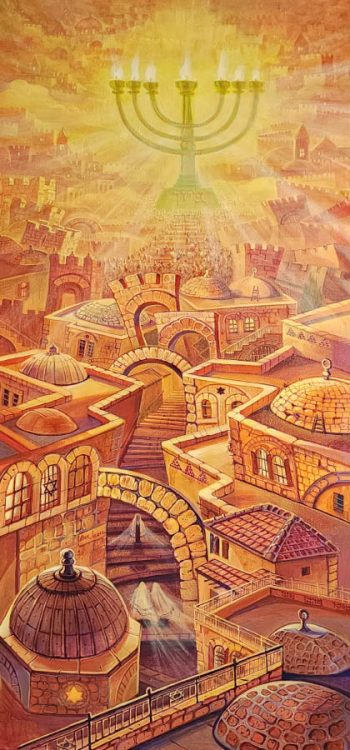 modern jerusalem painting