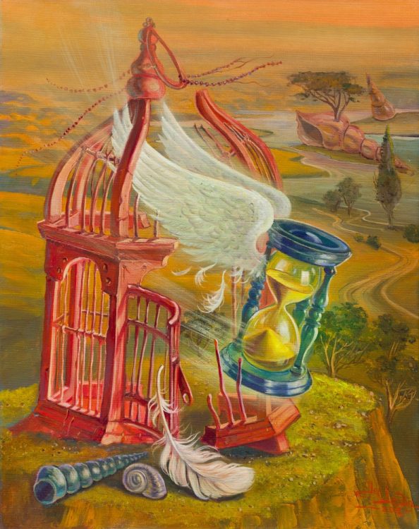painting about time surealism