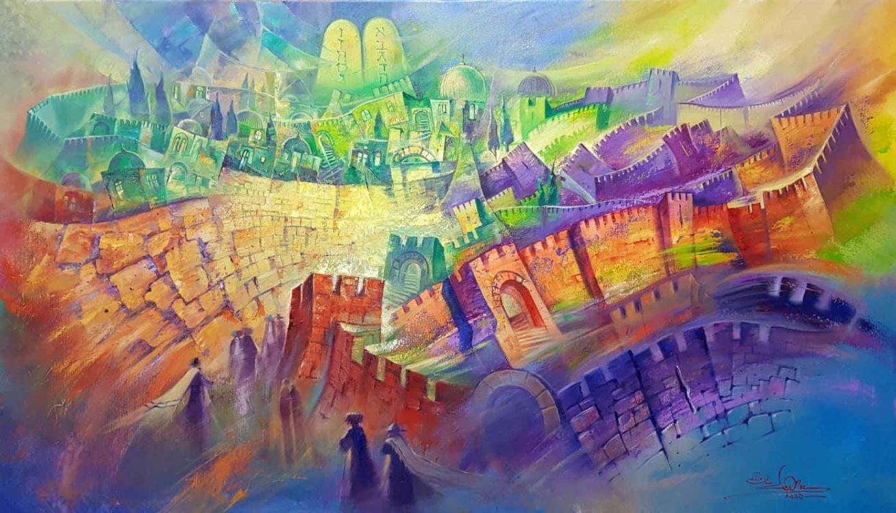 modern jerusalem painting