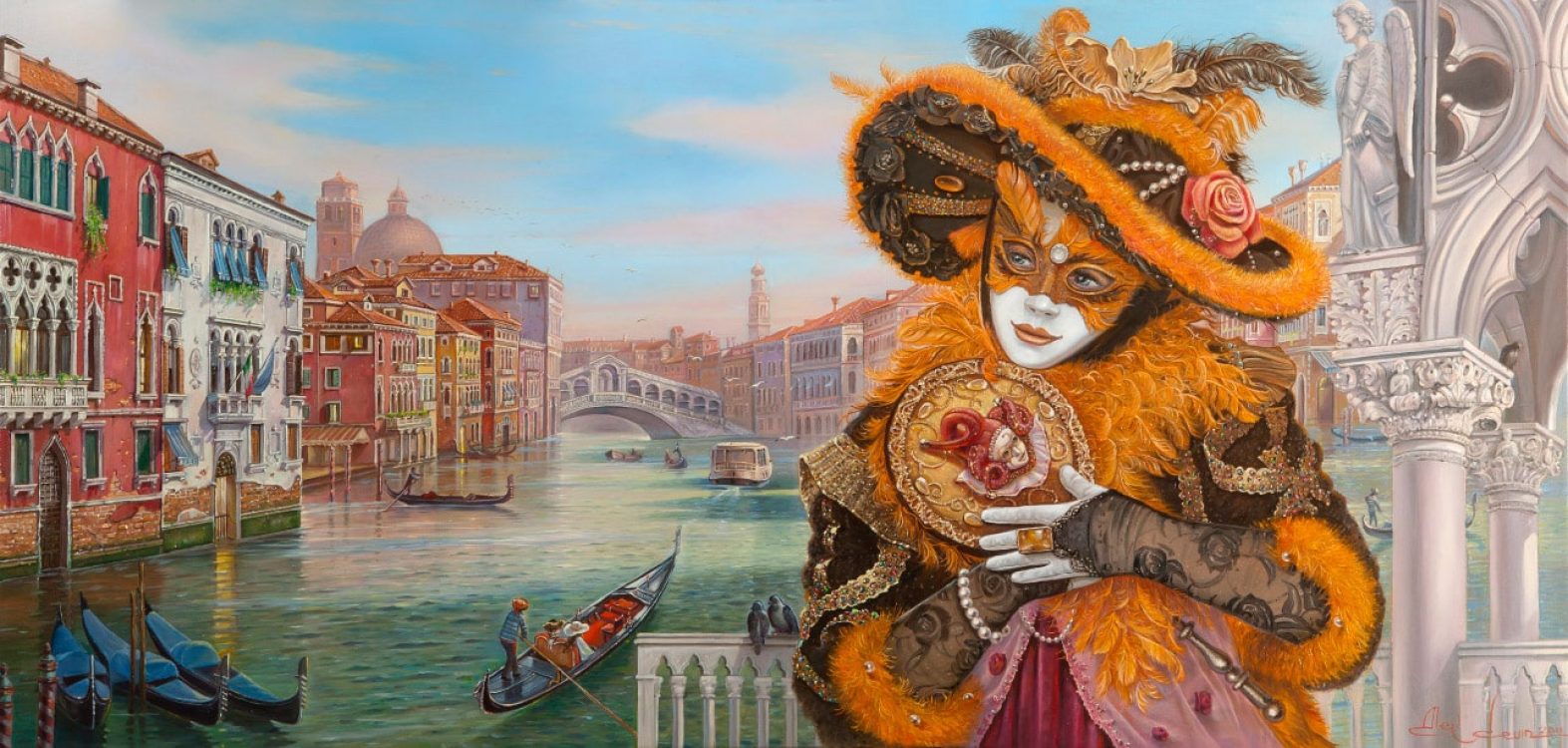 Venice Mask painting
