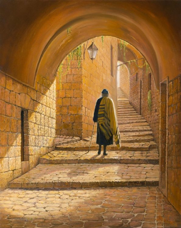 Jerusalem street painting