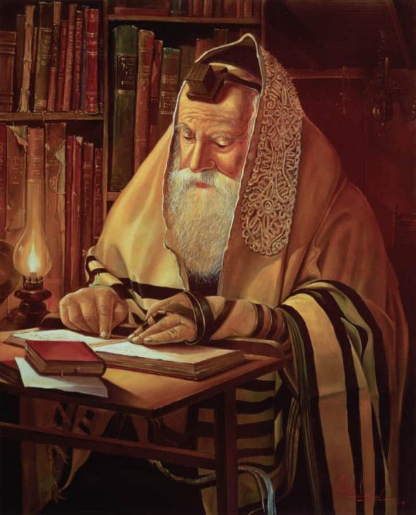 torah reading painting