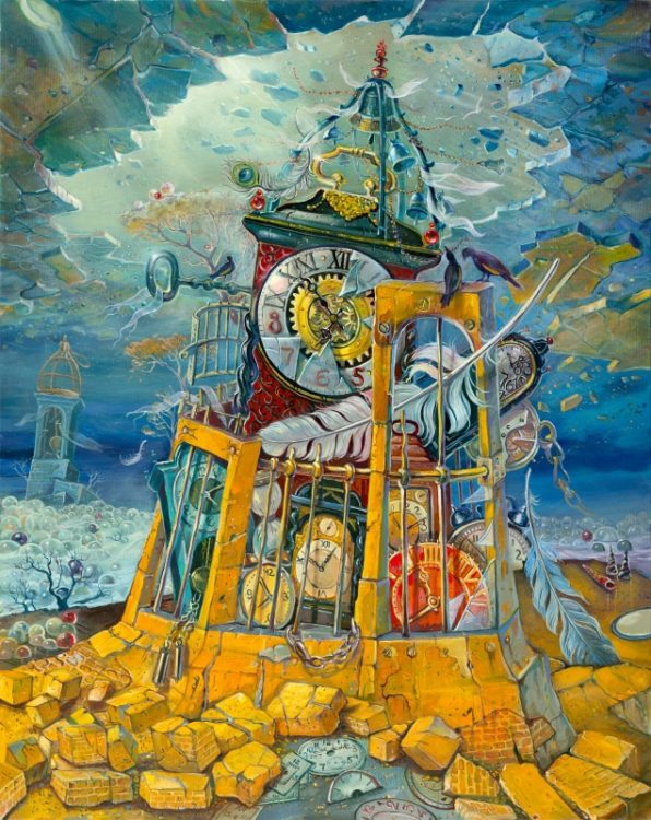 Tower of Babylon, Painting by Alex Levin