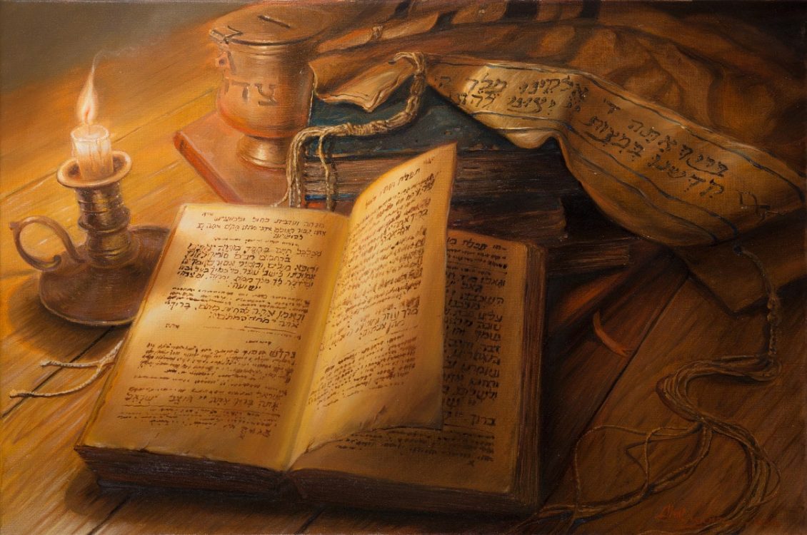 After the morning Prayer, Painting by Alex Levin