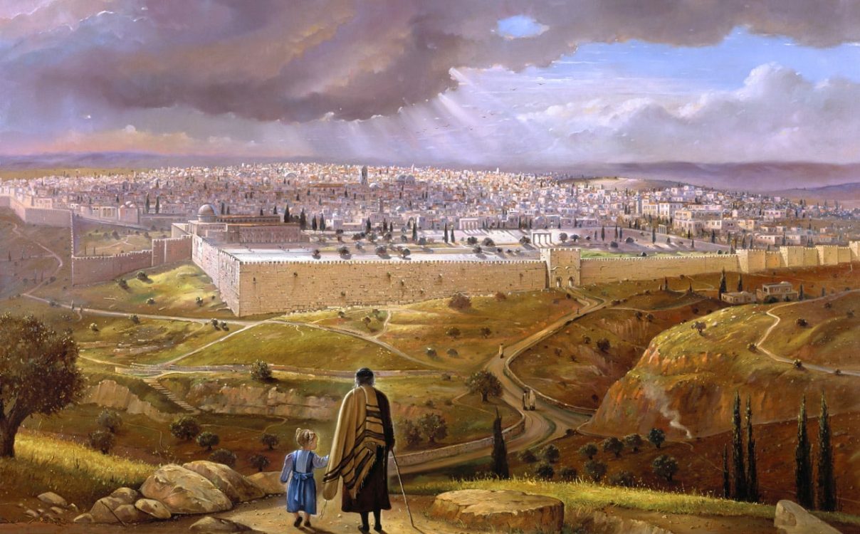 jerusalem view painting