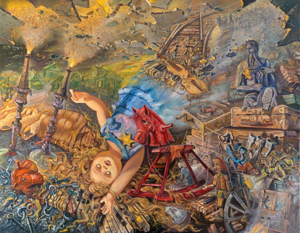 Vanished World, Painting by Alex Levin