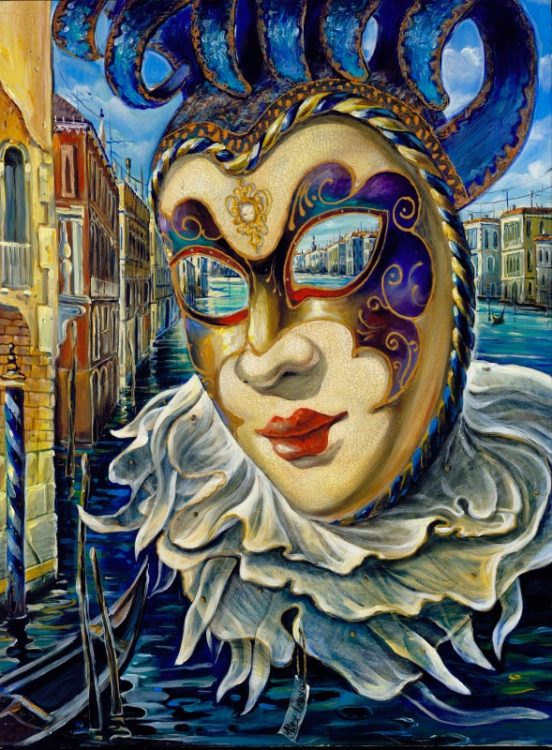 Venice Mask painting