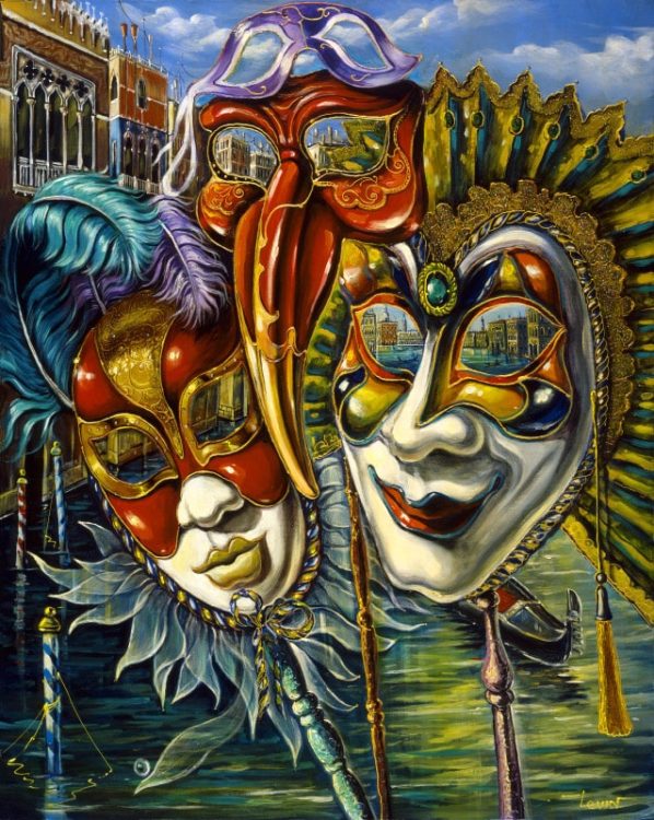 Venice Mask painting