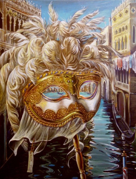 Venice Mask painting