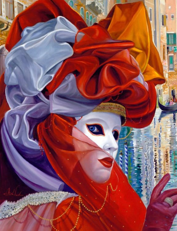 Venice Mask painting
