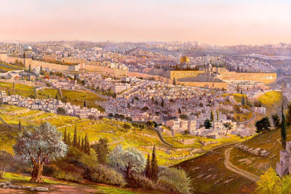 messiah painting jerusalem