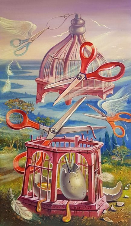 Surrealistic painting