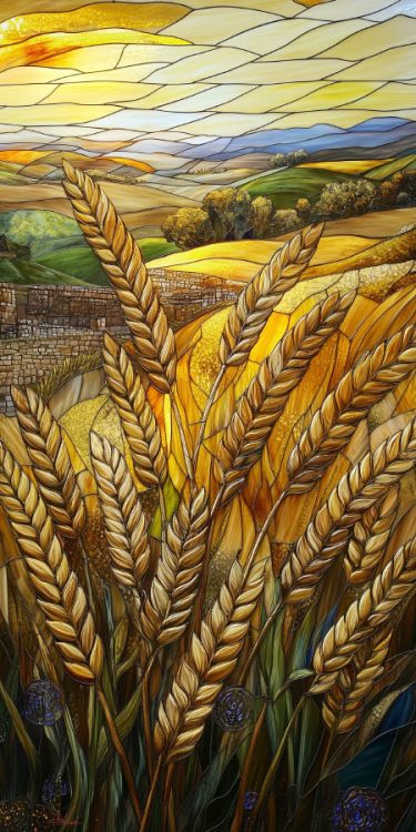 painting of wheat