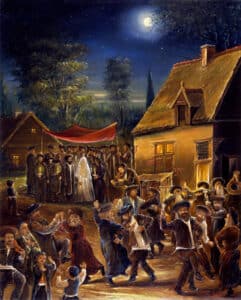 Jewish wedding painting