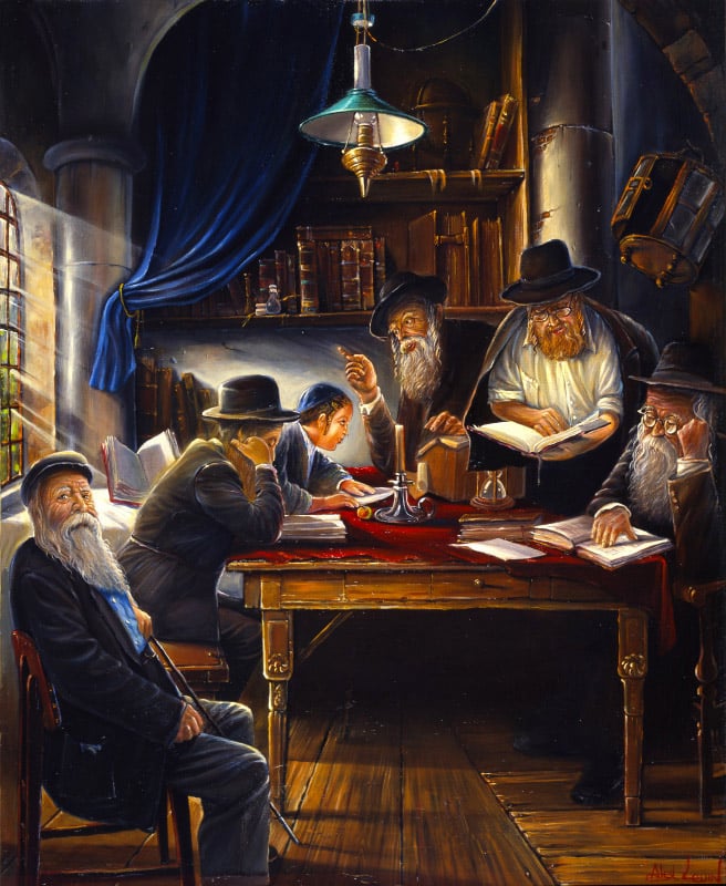 Image result for study of Torah painting