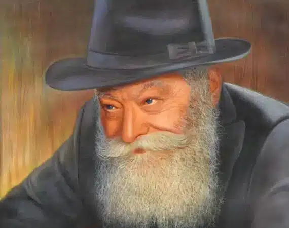 lubavitcher rebbe paintings