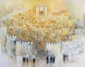CONTEMPORARY Jerusalem and Judaica PAINTINGS