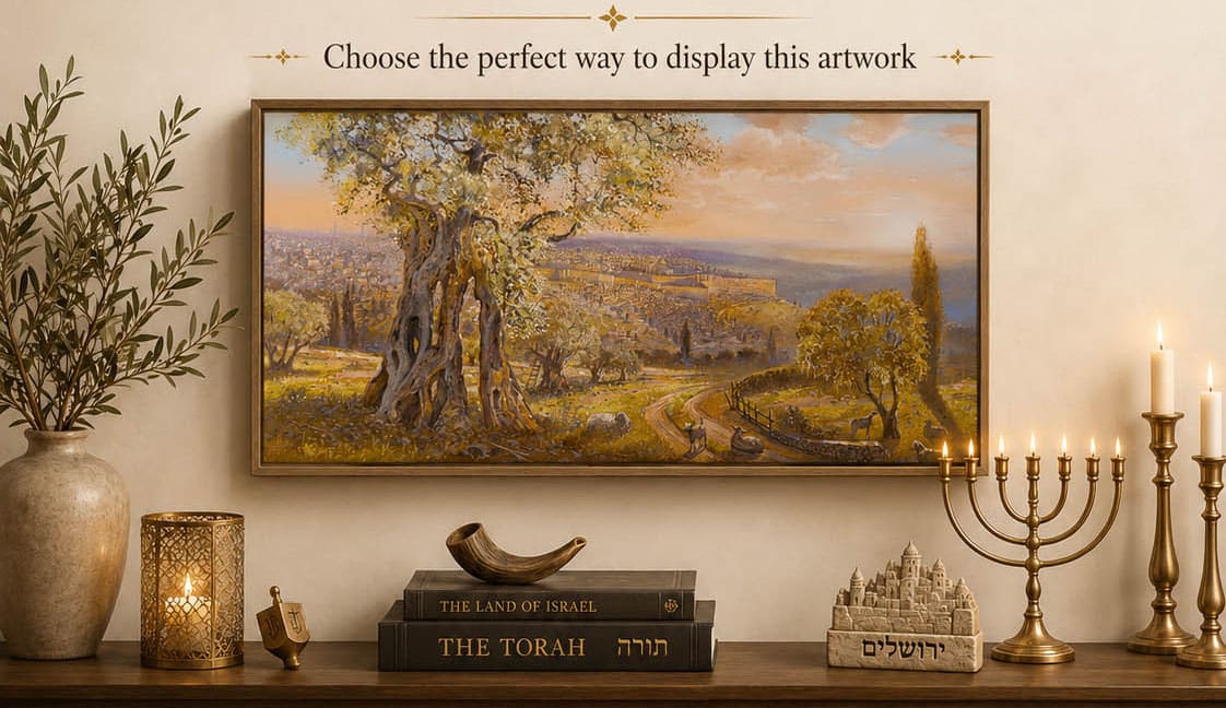 jerusalem painting framed